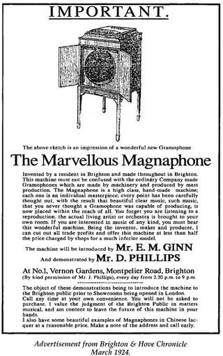 Magnaphone Gramophone